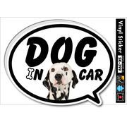 DOG IN CAR05 ダルメシアン ドッグインカーステッカー ペット 愛犬 SK399