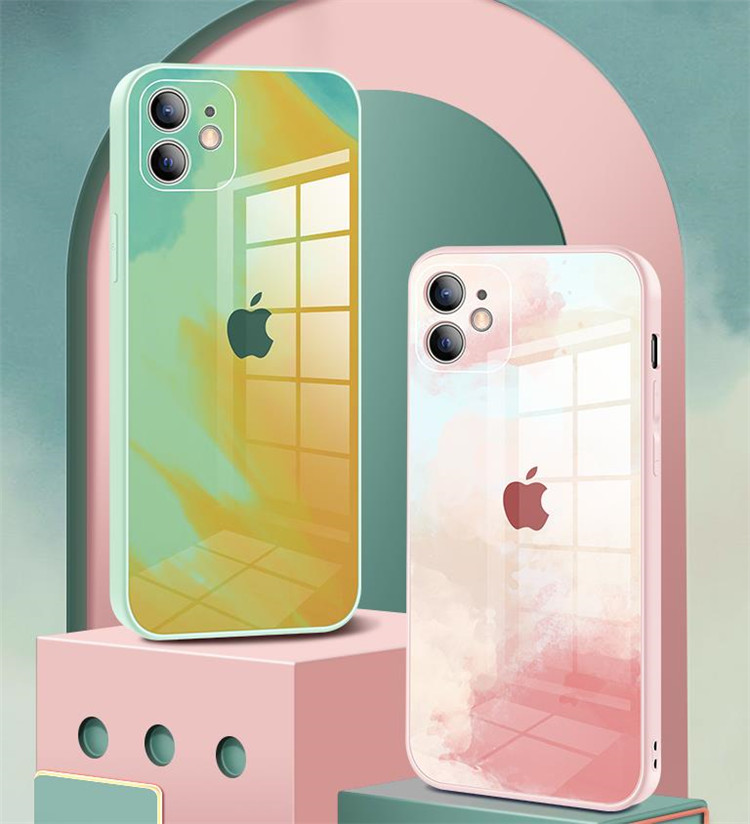 芸能人も好きな商品 韓国ファッション Apple 12  携帯電話ケース プロ ガラス  12プロマックス