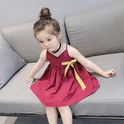 激安 韓国子供服  キッズワンピース　キャミ  女の子  夏  ワンピース  可愛い  綺麗