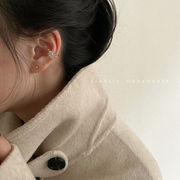 上品な色めきで顔周りを華やかに 韓国スタイル エレガント ピアス シンプル アクセサリー