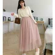 シルエットが美しい スカート 春秋 スカート プリーツスカート 韓国ファッション レディース