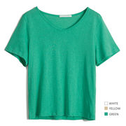 実物画像あり!新作 韓国ファッション夏 怠惰な風 ゆったりする カジュアル 薄い Tシャツ 半袖 トップス