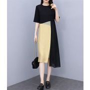 海外セレブ人気商品 おしゃれ 韓国ファッション  大きいサイズ  ワンピース  ロングスカート