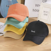 刺繍 野球帽 キャップ ベースボールキャップ サイズ調節可能 男女兼用 サンバイザー UV対策 日よけ