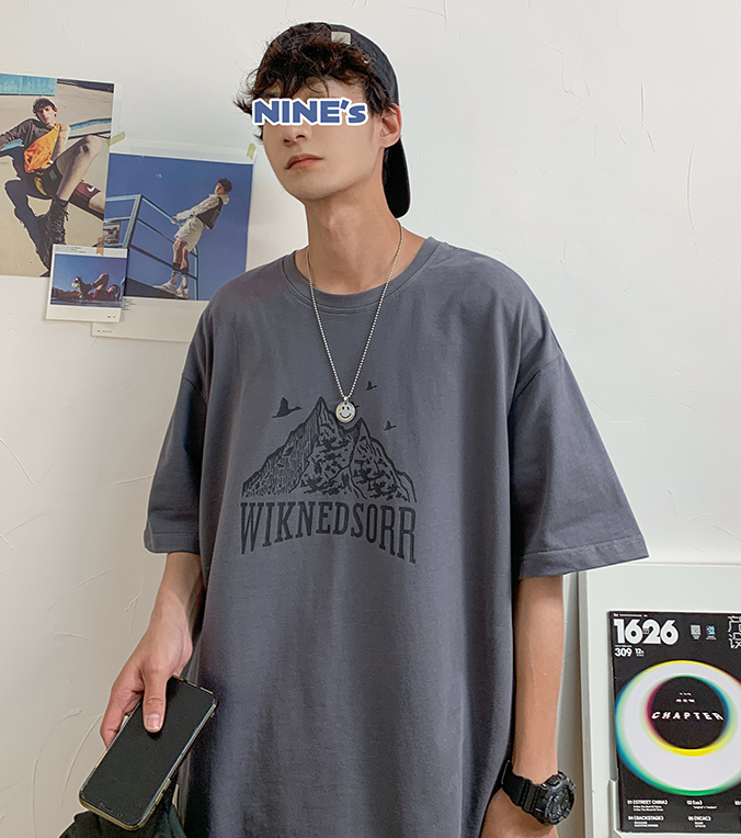 半袖 Tシャツ 夏 新作 韓国スタイル ゆったり 上着 メンズファッション 綿 春夏 トップス メンズ アパレル 香山 株式会社 問屋 仕入れ 卸 卸売の専門 仕入れならnetsea