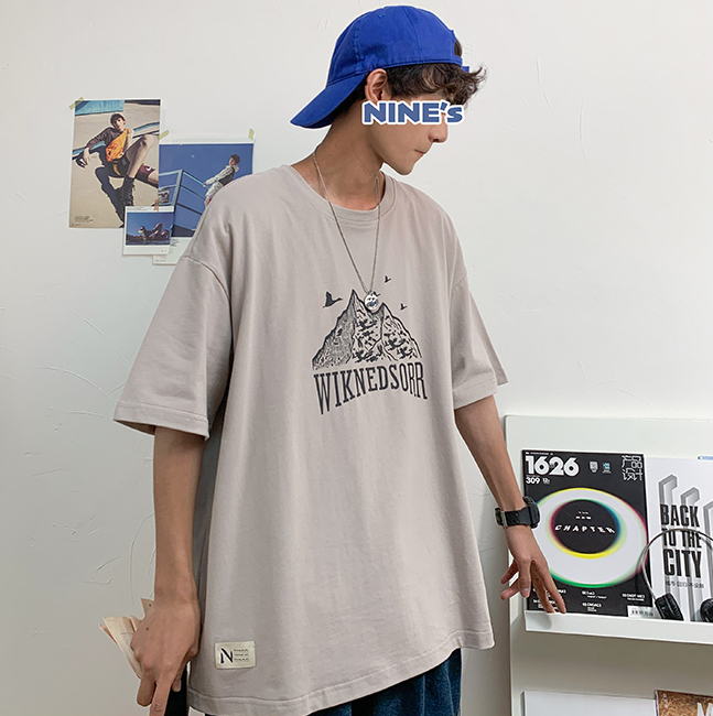 半袖 Tシャツ 夏 新作 韓国スタイル ゆったり 上着 メンズファッション 綿 春夏 トップス メンズ アパレル 香山 株式会社 問屋 仕入れ 卸 卸売の専門 仕入れならnetsea