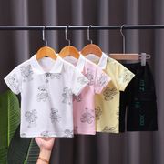 【2点セット】新作 子供服  ベビー服  アパレル   半袖  tシャツ +ショットパンツ男の子 80-120cm