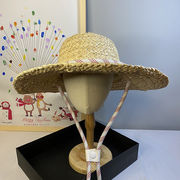 　麦わら帽子　ビンテージ　紫外線対策　夏　ファッション