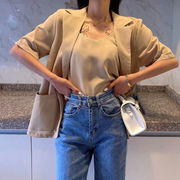 注目すべきアイテム！韓国ファッション サマー 半袖 ビジネススーツ ジャケット シンスタイル