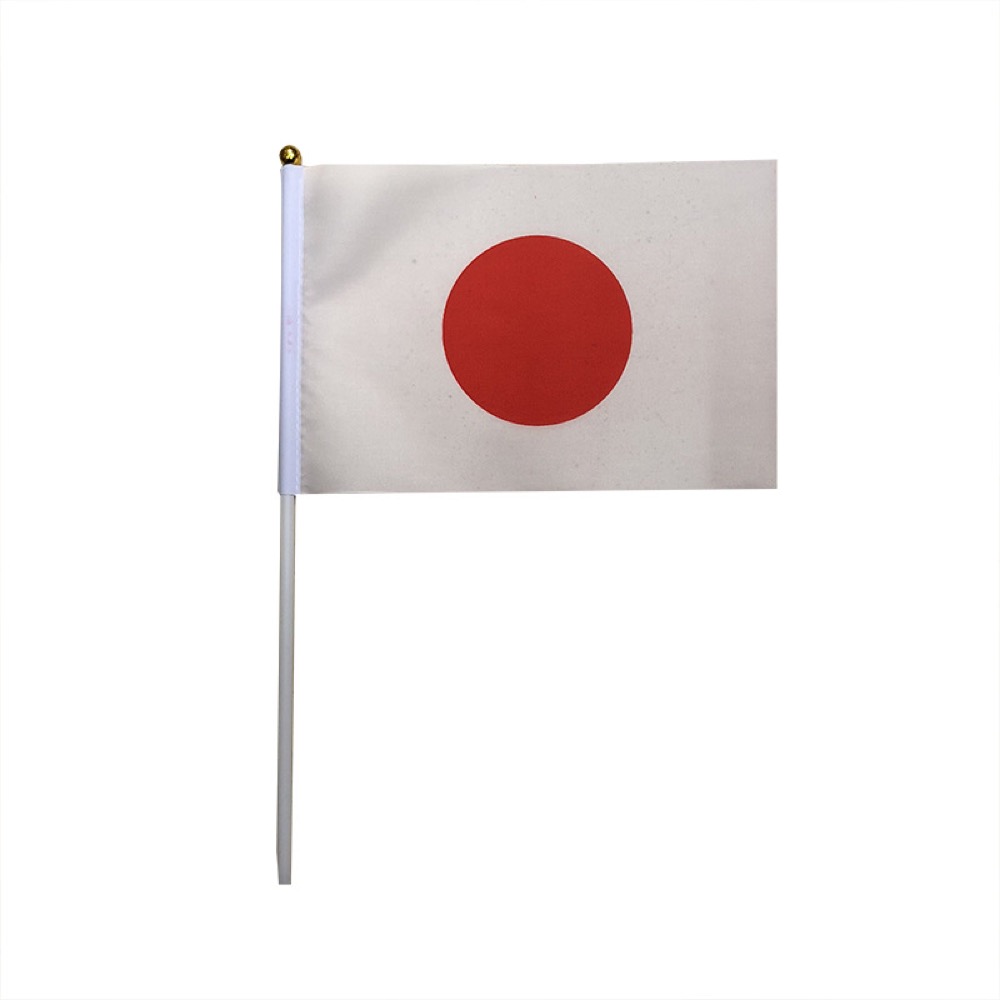 手旗 日本 旗 国旗 フラッグ 応援グッズ スポーツ観戦 マラソン サッカー 国際競技