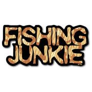 釣りステッカー フィッシングジャンキー FISHING JUNKIE 02 FS196 フィッシング ステッカー 釣り グッズ