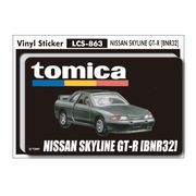 大人トミカステッカー logo+nissan skyline gtr[bnr32] トミカ ロゴ TOMICA 車 Sサイズ LCS863