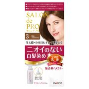 サロンドプロ 無香料ヘアカラー 早染め乳液白髪用 3 明るいライトブラウン