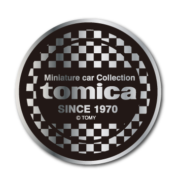 大人トミカ鏡面ステッカー tomica シルバー チェック キャップステッカー トミカ TOMICA 車 LCS859 グッズ