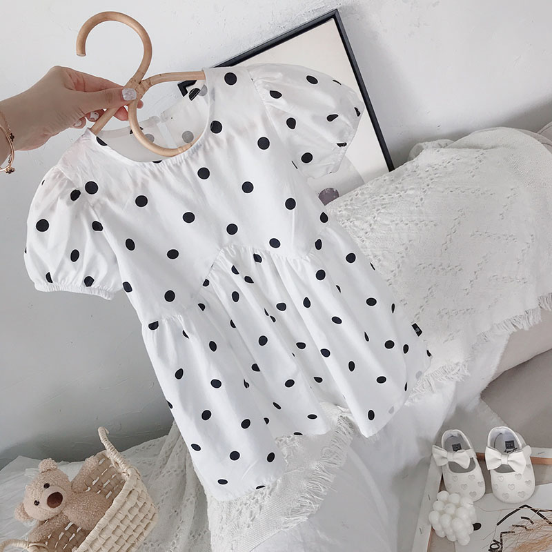 オリジナルデザイン手作り商品 春夏 子供服 3 8歳女の子 ワンピース 半袖スカート ドット柄 シフトドレス ゆったり ワンピ 90 130 Www Russkijmir Org