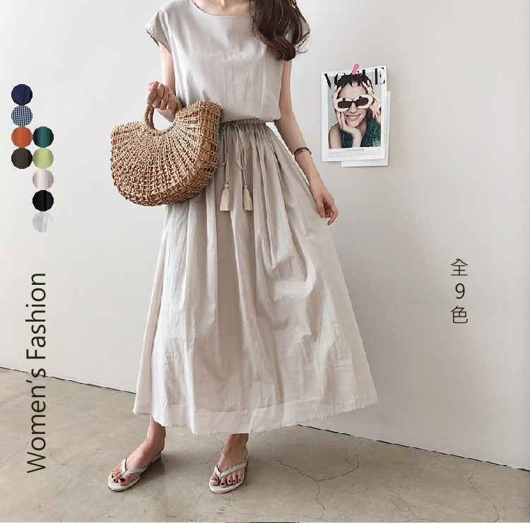 全9色 レディース女性 コットン素材 ノースリーブワンピース 裏地あり ドレス 上着 春夏 アパレル ゼットジー 株式会社l K 問屋 仕入れ 卸 卸売の専門 仕入れならnetsea