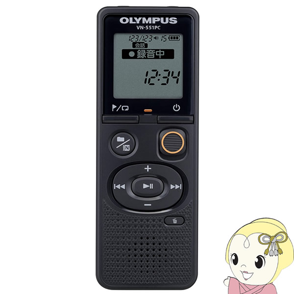 [予約]OLYMPUS オリンパス ICレコーダー Voice-Trek 4GB ブラック VN-551PC