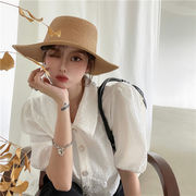 格好いい  韓国ファッション 大人気 単体ボタン ヤングスタイル 夏 ニュースタイル 短いスタイル