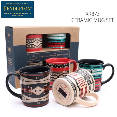 ペンドルトン【PENDLETON】COLLECTIBLE CERAMIC MUG SET OF 4