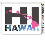 ハワイアンステッカー HAWAIIAN STICKER 03 SK288 ハワイ ステッカー グッズ 雑貨