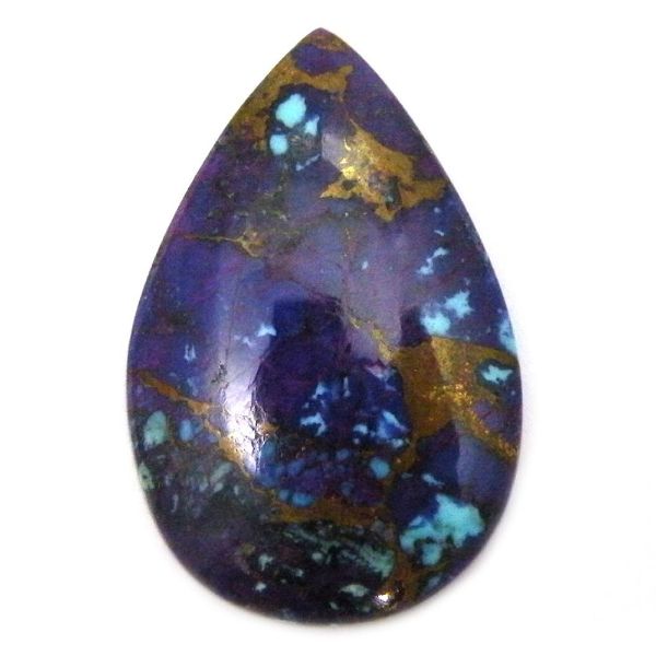 [NEWストーン/スペシャルルース] 天然石 モハベ パープルターコイズ(Mojave purple turquoise) 25x16x3.5mm