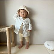韓国スタイル ins 赤ちゃん 長袖 シャツ 子供服 上着 トップス日焼け止め服 アウター ベビー服
