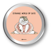 世にも不思議な猫世界 猫缶ステッカー 5枚入り ミーヤちゃん LCC006 KORIRI ステッカー グッズ