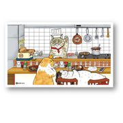 世にも不思議な猫世界 メッセージカード 20枚入 洋食ハルオ LMC002 KORIRI ステッカー グッズ