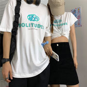 【日本倉庫即納】 カップル tシャツ カジュアル 韓国
