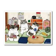 世にも不思議な猫世界 L版絹目生写真 お盆休み RAW012 KORIRI グッズ 猫 イラスト