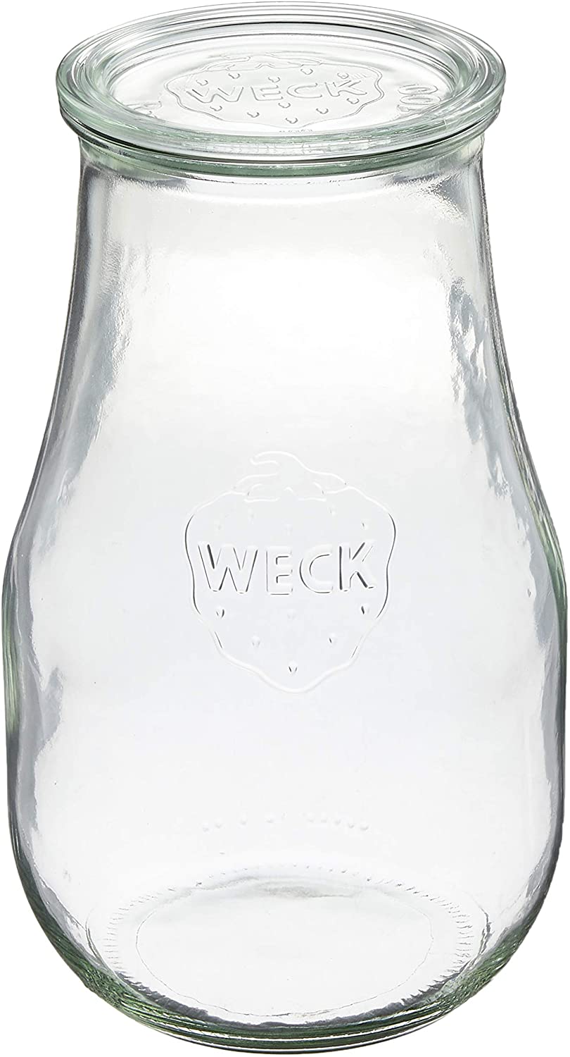 ウェック(WECK)　チューリップ　キャニスター　2700ml　L　WE739　瓶　保存容器　ガラス　いちご