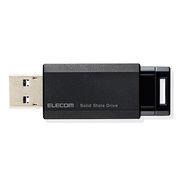 エレコム SSD 外付け ポータブル 500GB 小型 ノック式 USB3.2(Gen1)
