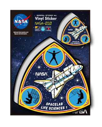 NASAステッカー ロゴ エンブレム 宇宙 スペースシャトル NASA010 グッズ