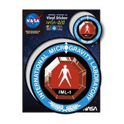 NASAステッカー IML-1 ロゴ エンブレム 宇宙 スペースシャトル NASA020 グッズ