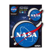 NASAステッカー NASA ブラック ミートボール ロゴ エンブレム 宇宙 スペースシャトル NASA039
