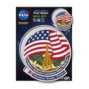 NASAステッカー ロゴ エンブレム 宇宙 スペースシャトル NASA024 グッズ