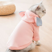 秋 猫服 可愛い ファッション 小中型犬服 犬猫洋服 ペット用品 ドッグウェア 猫雑貨 パーカー
