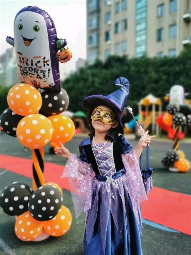 子供服 4点セット ハロウィン 仮装 コウモリ ワンピース ドレス お姫様