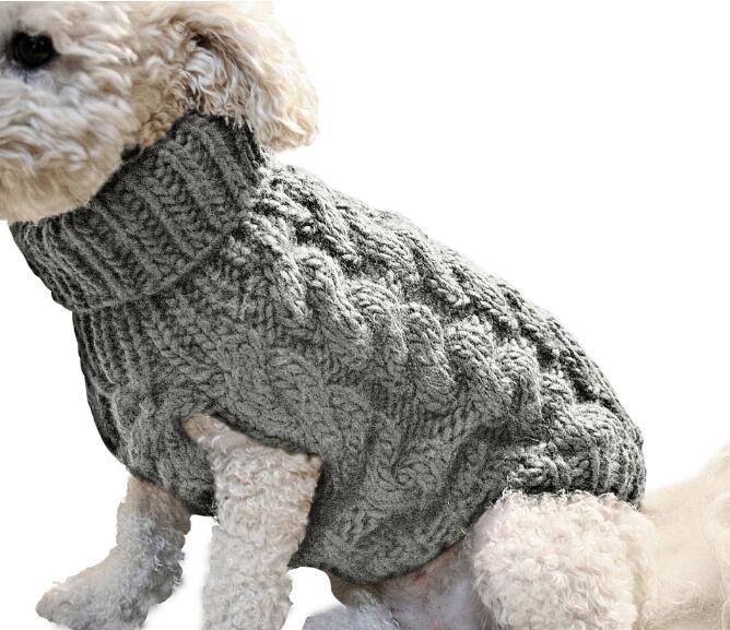 【値下げ】ペット服 秋冬　新作 犬服  ペット用品　ニット セーター　暖かい 超可愛い 犬猫兼用