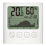 タニタ(TANITA) 〈温湿度計〉グラフ付きデジタル温湿度計 TT-580-WH(ホワイト)