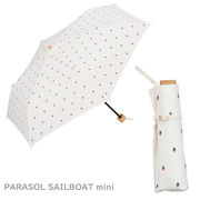 遮熱&遮光の折り畳み日傘！ w.p.c PARASOL SAILBOAT mini オフ