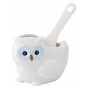 ★便利な器　笑福喜楽★　可愛いキッチンコレクション　【フクロー　しゃもじたて】