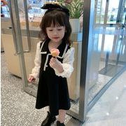 秋の新作女の子秋のドレス子供プリンセスドレス韓国の子供用ドレススカート