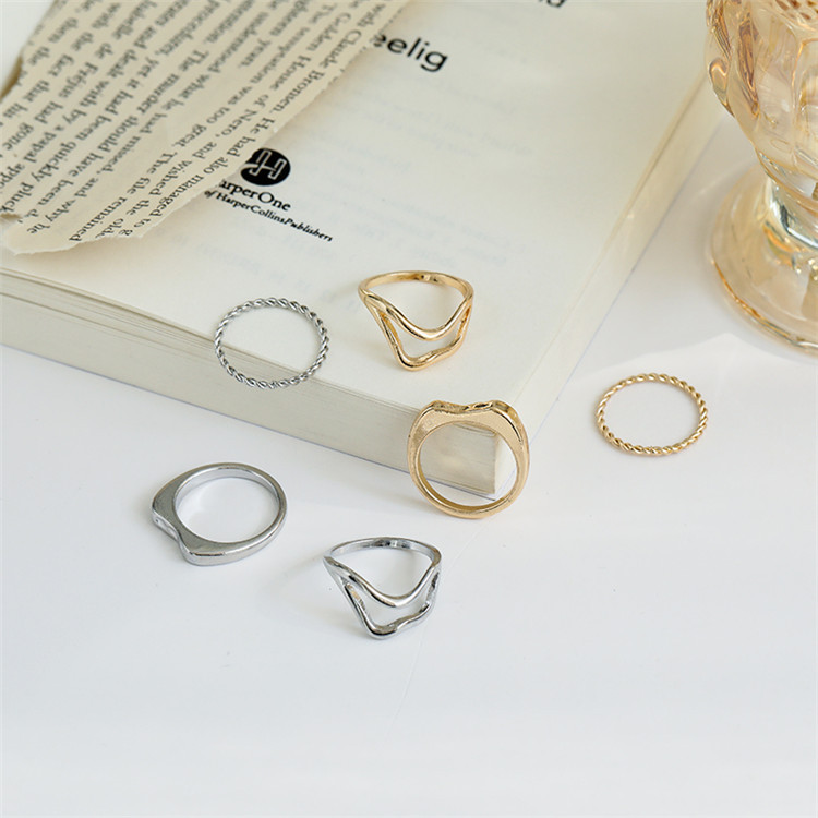 リング　指輪　アクセサリー　3点セット　ビンテージ　韓国ファッション