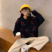 通勤する カラーマッチング ヤングスタイル ゆったりする 桜 sweet系 ニット セーター