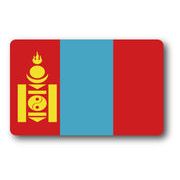 SK379 国旗ステッカー モンゴル MONGOLIA 100円国旗 旅行 スーツケース 車 PC スマホ