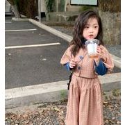【2点セット】秋冬新作 子供服  ベビー服  アパレル   半袖   コート + ワイドパンツ  女の子