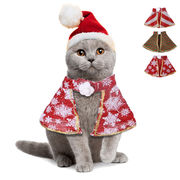 ペット服 犬服 犬服 クリスマス かわいい 面白い コスプレ 変装 犬 猫 ペット用品 ２点セット