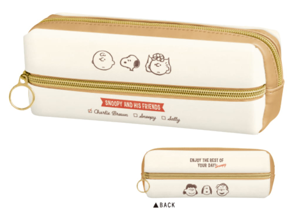 即納品 スヌーピー 3ルームペンポーチ ラテ 雑貨 株式会社 ブライエンタープライズ 問屋 仕入れ 卸 卸売の専門 仕入れならnetsea