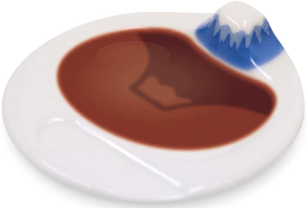富士山醤油皿 青富士 AR0604406